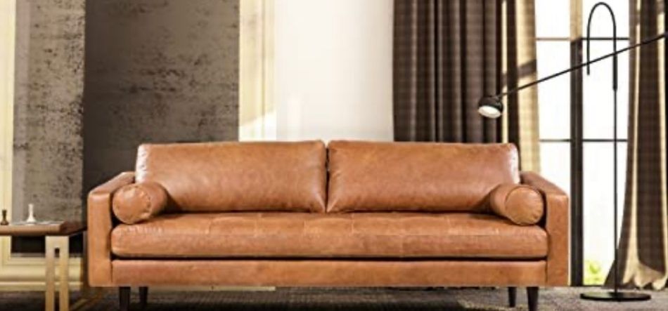 Poly & Bark Napa Leather Sofa
