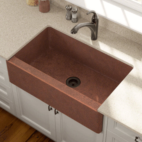 Polaris copper farmhouse sink 