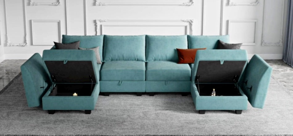 Honbay Reversible Sectional Sofa