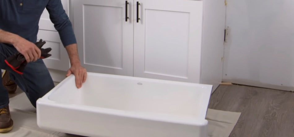 Determining your maximum sink width and height based on your individual cabinet size