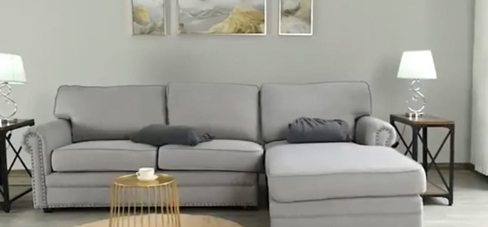 Easy L-Shape Sectional Couch Cover