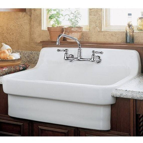 American Standard Wall Mount Sink - White Country Kitchen - Annie & Oak