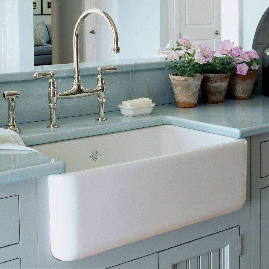 Rohl Shaws Original Lancaster 30 In Fireclay Farmhouse Sink