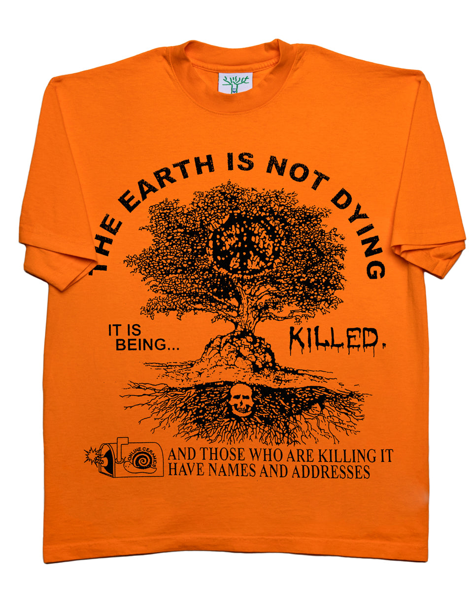 Online Ceramics We Are Nature - Orange Tee