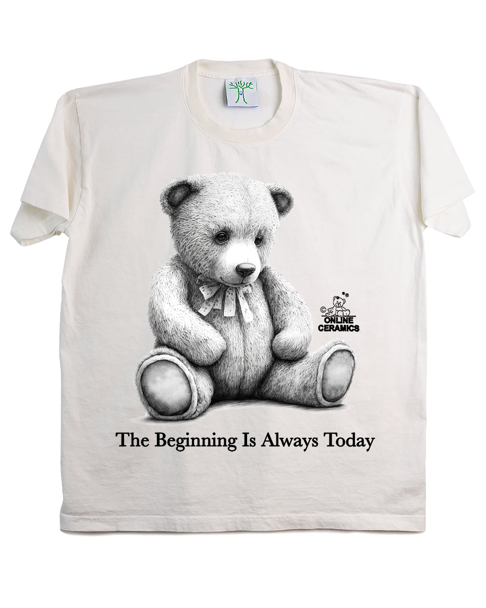 Online Ceramics Beige 'You Can Always Start Over' T-Shirt Online Ceramics