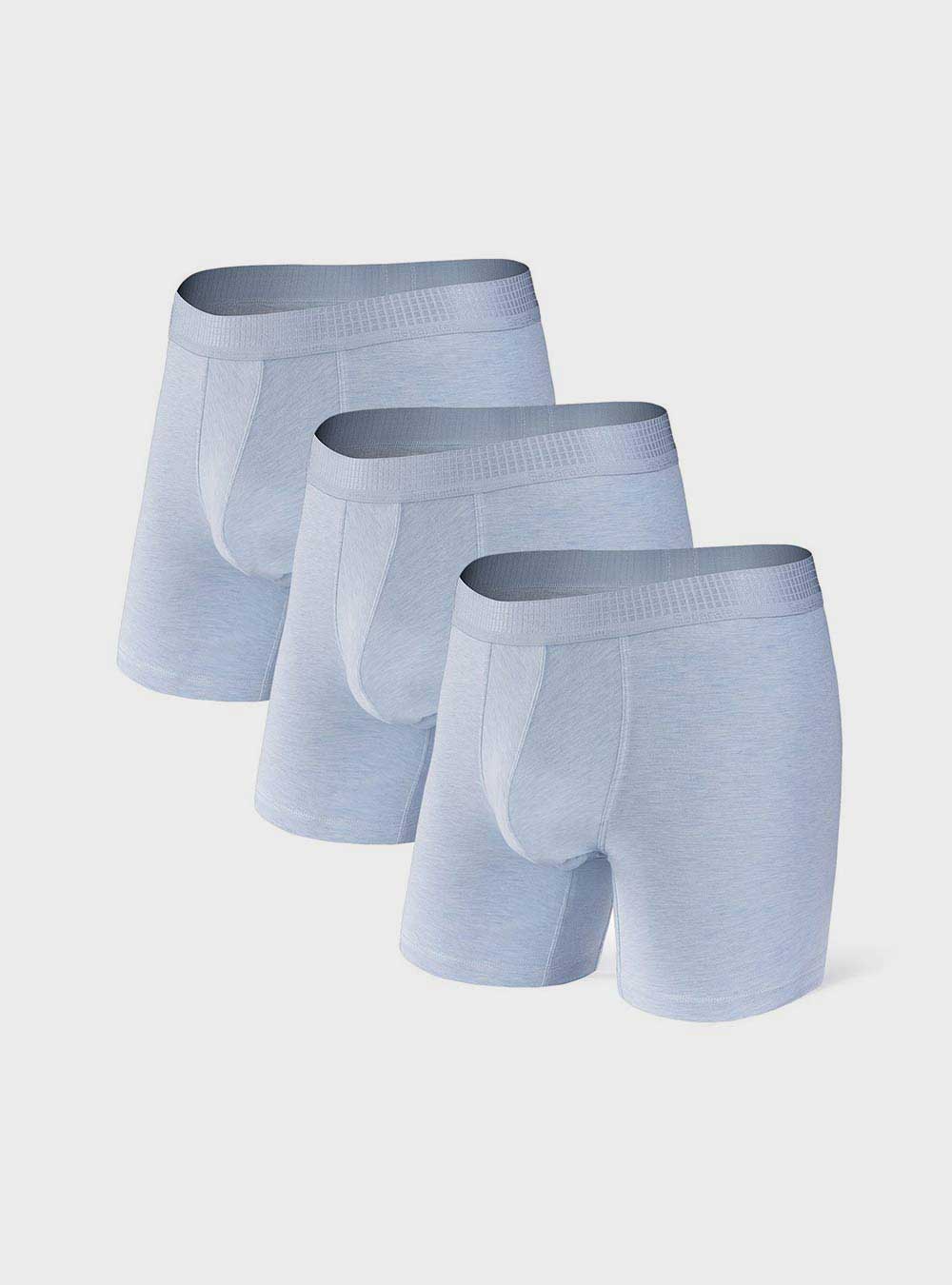 Separatec Men's High-end Micro Modal Dual Pouch Boxer Briefs Underwear