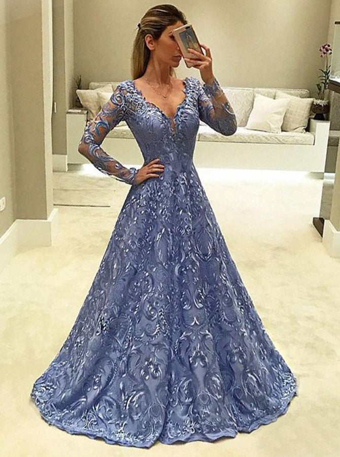 Modest Prom Dress With Sleeves Online ...