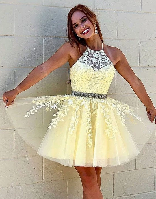 Short Prom Dresses Yellow Clearance, 56 ...