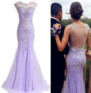 lilac long prom dresses