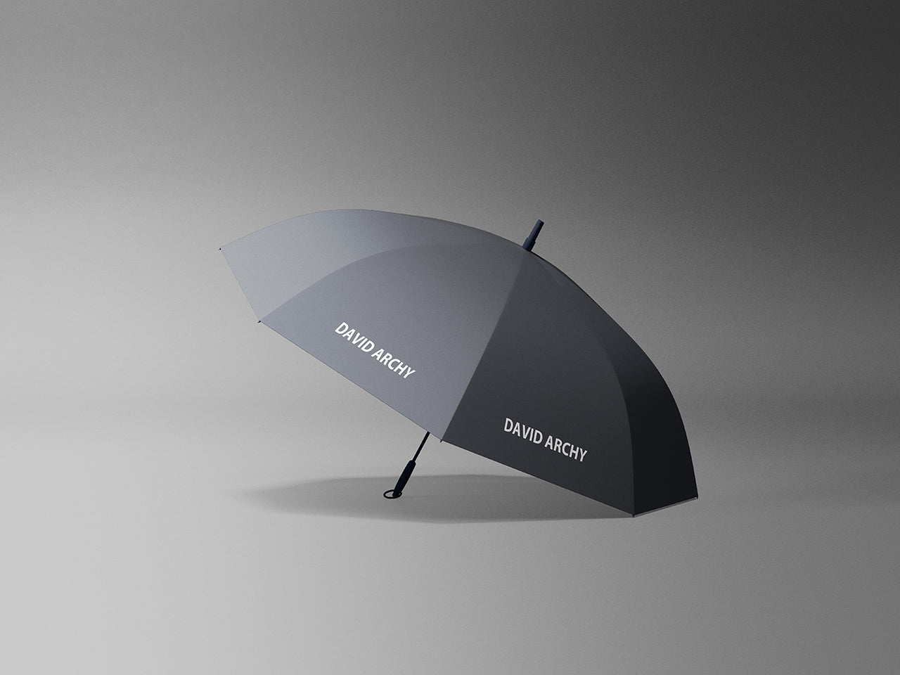 David Archy Shed Rain Windpro Black Umbrella