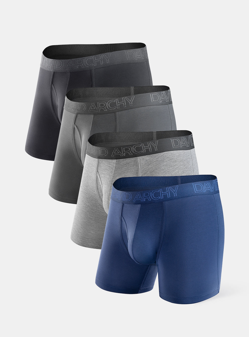 BAMBOO COOL Men's Underwear Briefs Coverd Waistband Comfort Soft Underwear  with Contour Pouch Briefs Pack