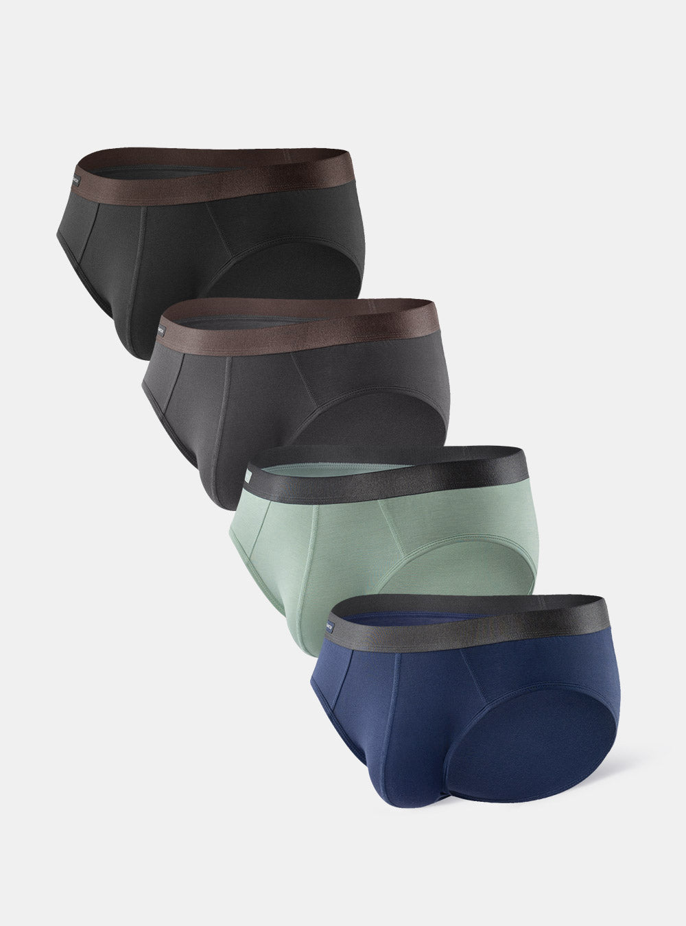 DAVID ARCHY Men's Underwear Soft Micro Modal Trunks 4 Pack (M, Black/Dark  Gray/Navy Blue/Wine) in Kuwait