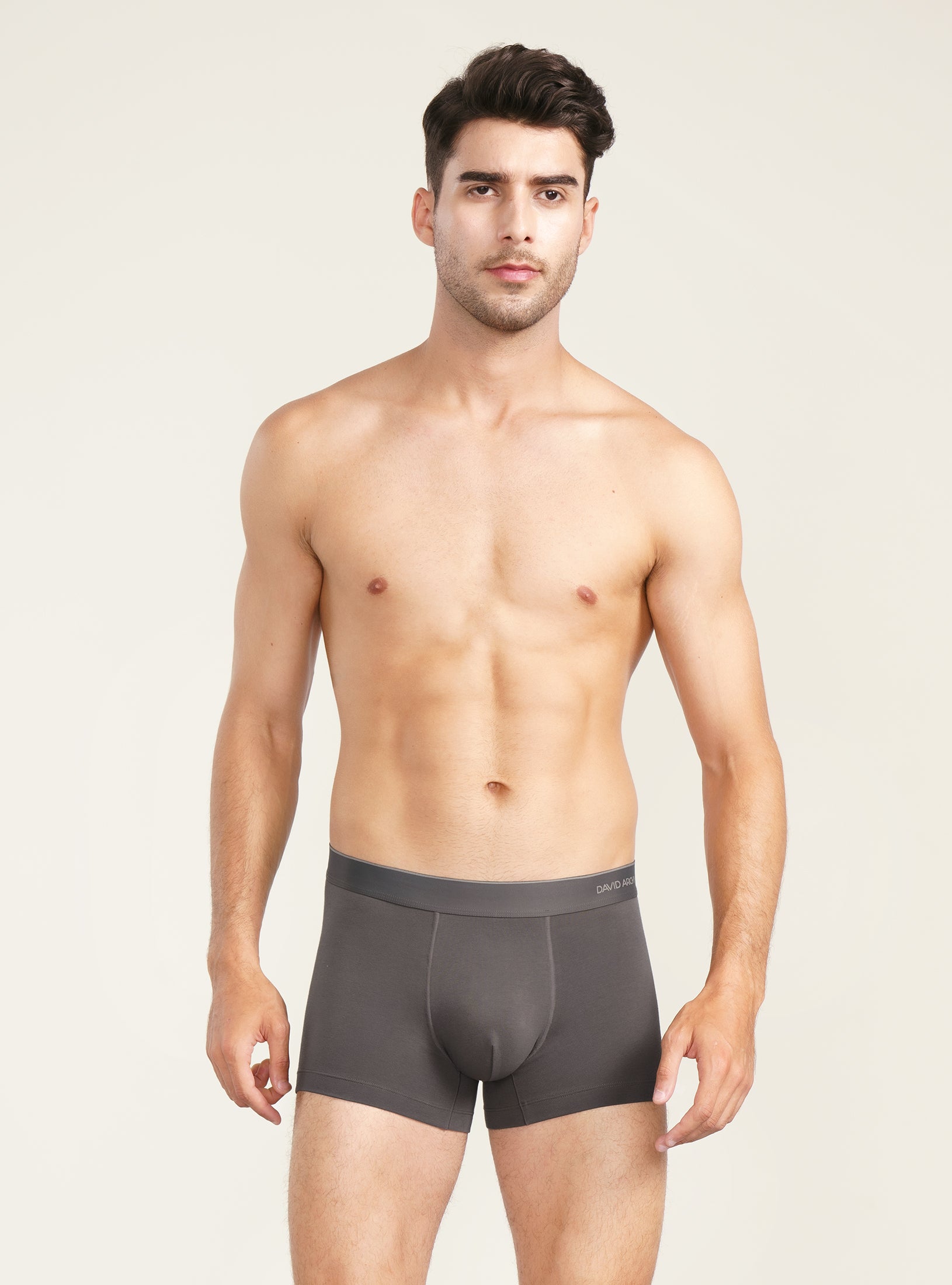 4 Packs Cotton Breathable Trunks with Pouch