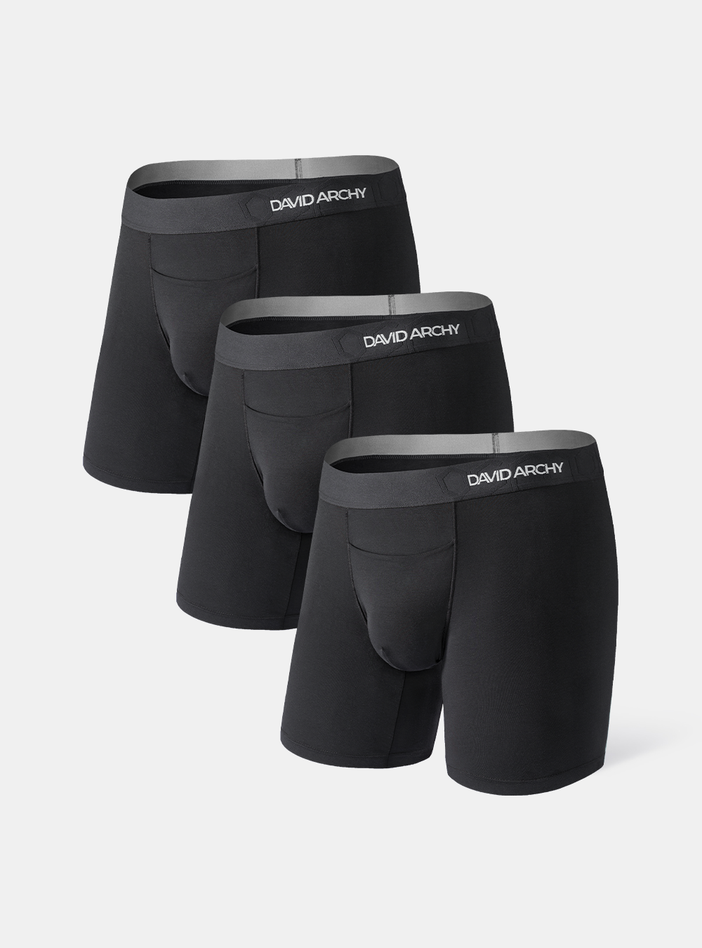 3 Packs Antibacterial MicroModal Boxer Briefs | David Archy | Reviews ...