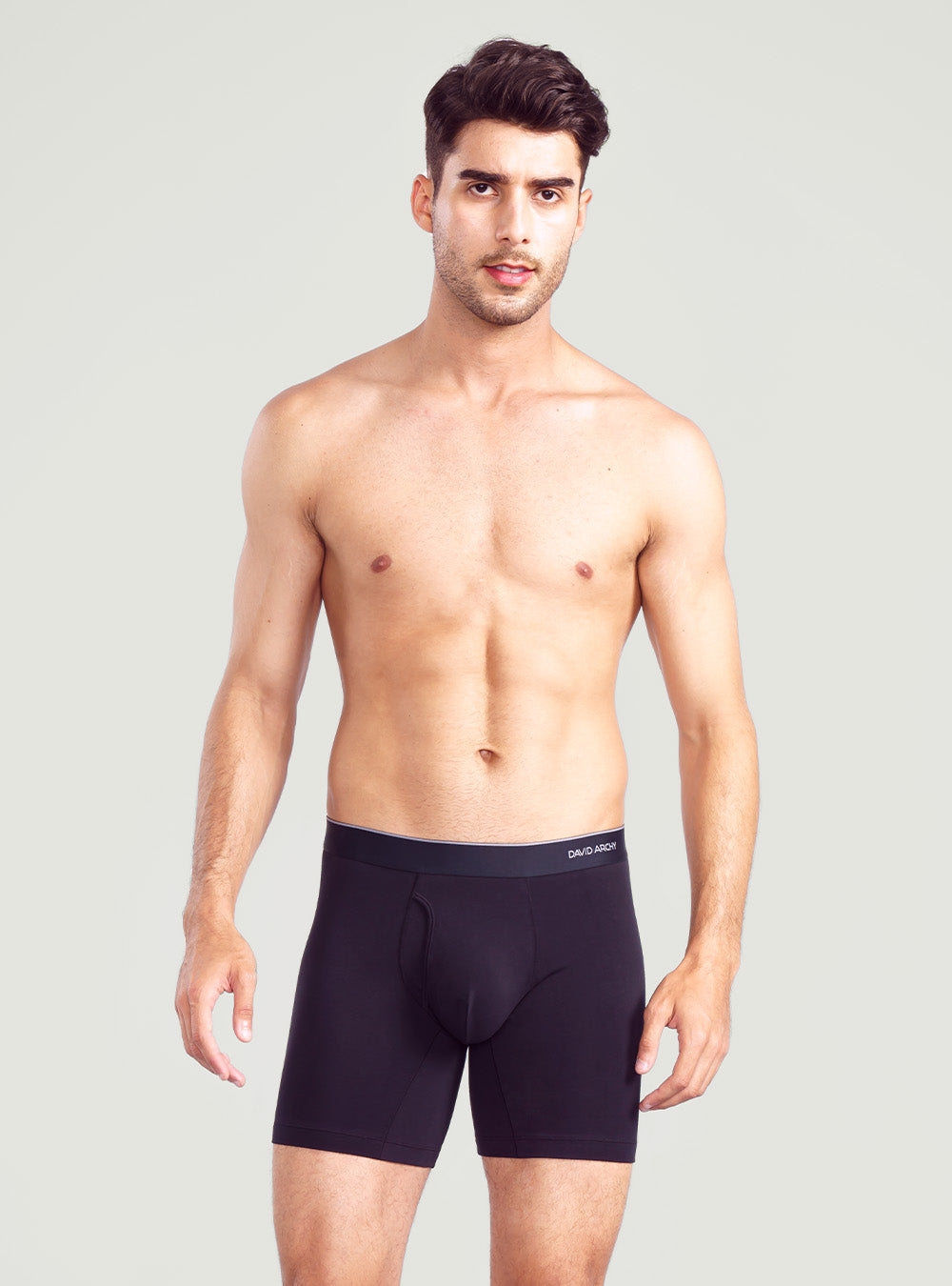 3 Packs Cotton Breathable Boxer Briefs with Pouch