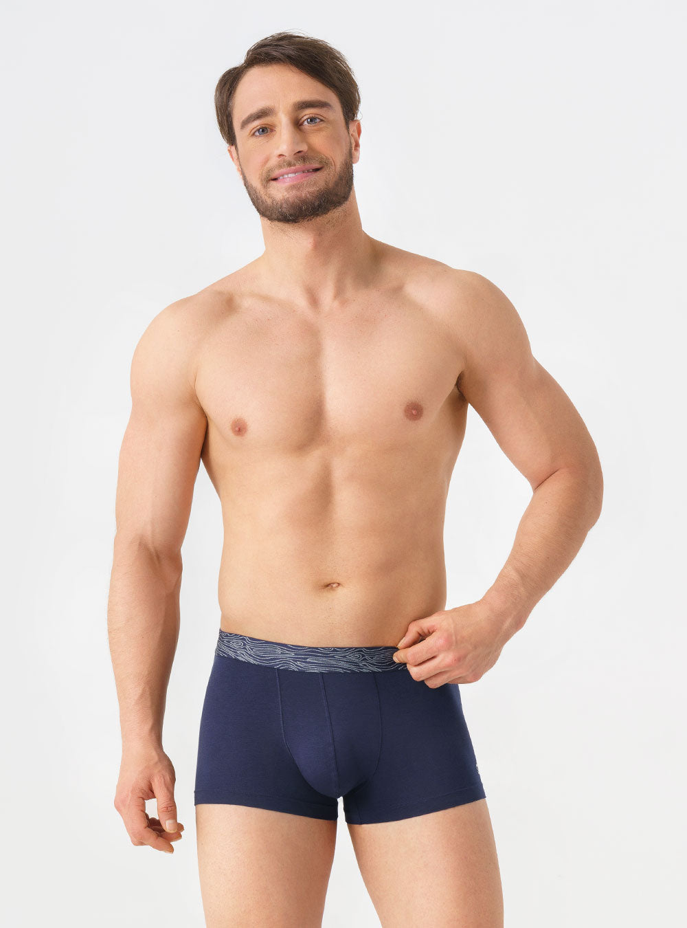 3 Packs Soft Cotton-Modal Blend Trunks