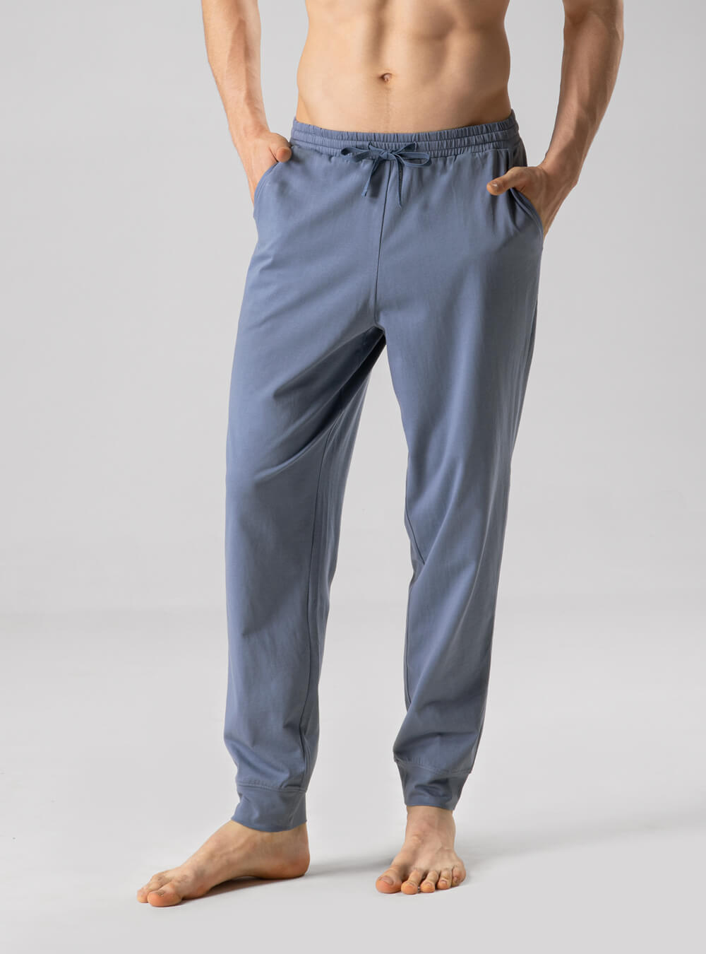 David Archy 1 Or 2 Pack Men's Cotton Jogger Pajamas Pants Pajama With