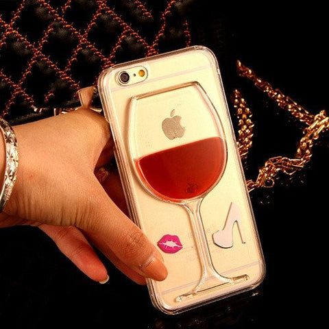 Trendy Red Wine Glass iPhone Case | Sarcastic ME