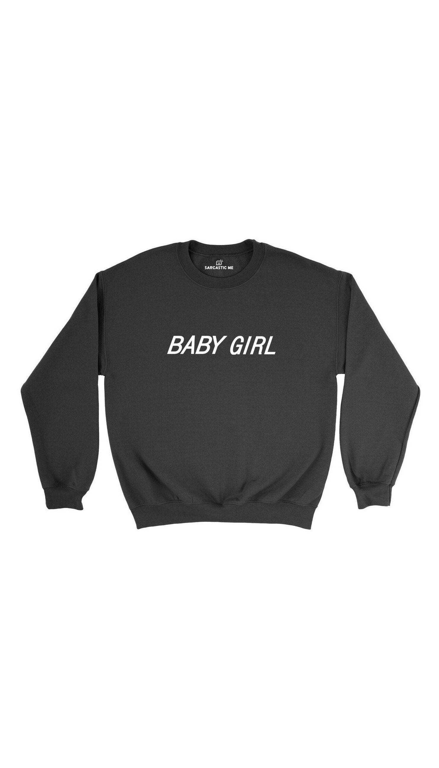 baby girl black sweatshirt