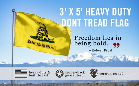 3x5fts Black Or Yellow Don't Tread On Me Gadsden American - Temu