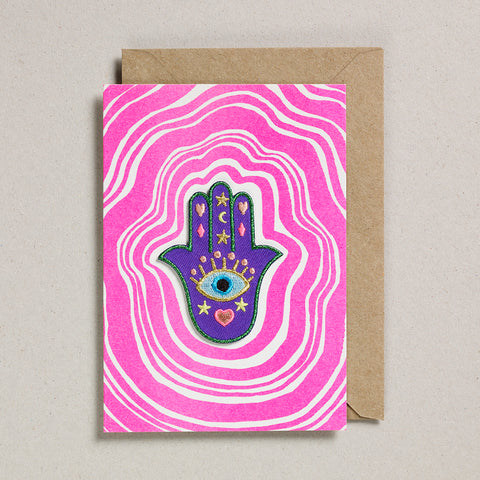 Iron on Patch - Hamsa Lucky Hand