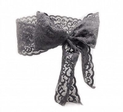 Luxe Lace Pony Bow Hair Tie – Bandtz