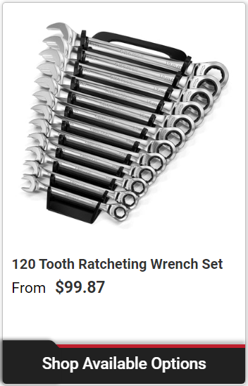 Professional Set Of Ratcheting Wrenches