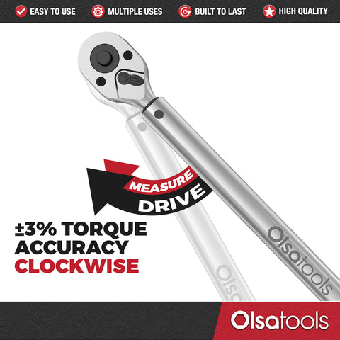 Professional 3% Accurate Click Torque Wrench
