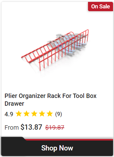 Best Plier Organizer Rack For Toolbox