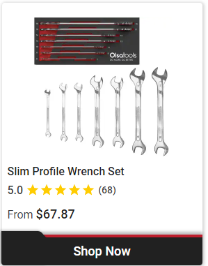 Olsa Tools Professional-grade Slim Profile Wrenches