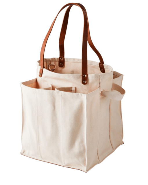 Market Tote - Gray w/Black Handles - The Joyful Gourmet