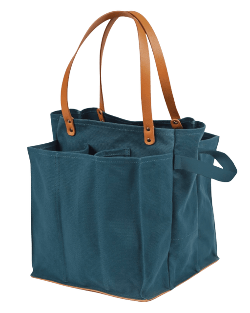 CapaBunga Multi-Pocket Canvas Shopping Bag, Heavy Duty Canvas with