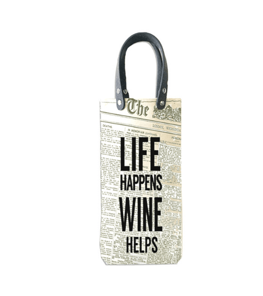 Life Happens Wine Helps 750ml/25oz Canvas Canteen