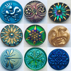 Czech Glass Buttons
