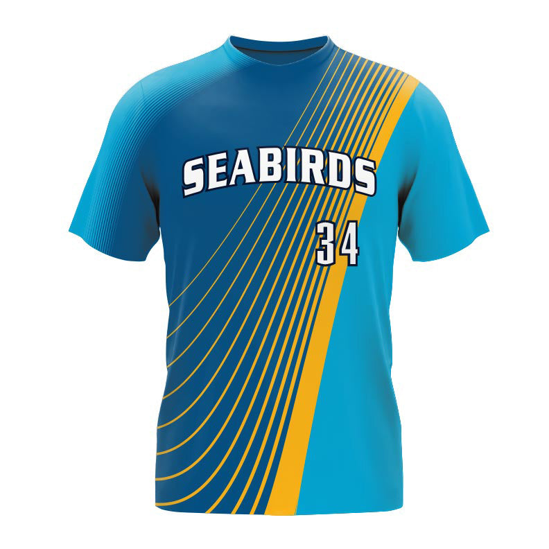 Full sub sublimated crew neck jerseys for baseball, fastpitch softball and slowpitch  softball