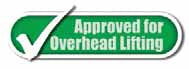 Approved for Overhead Lifting