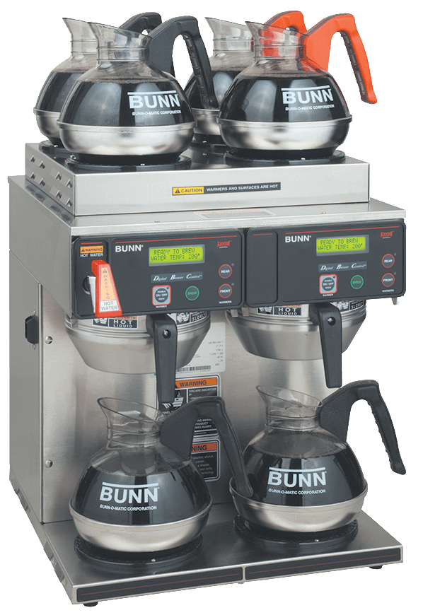 Bunn Axiom 4/2 Twin - Commercial Coffee Maker with Six ...