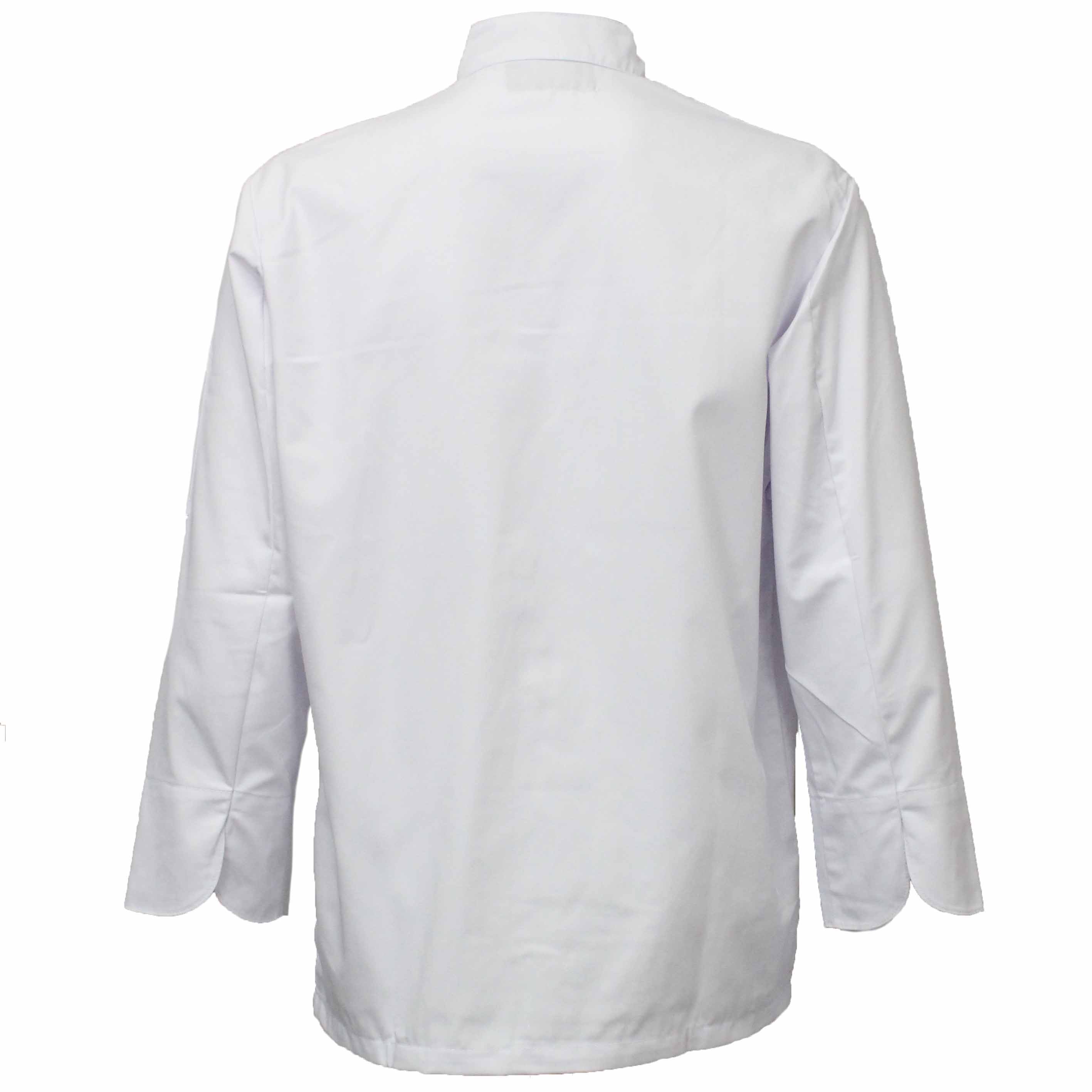 Premium Uniforms 5300 Econo - White Chef Coat with Long Sleeves ...