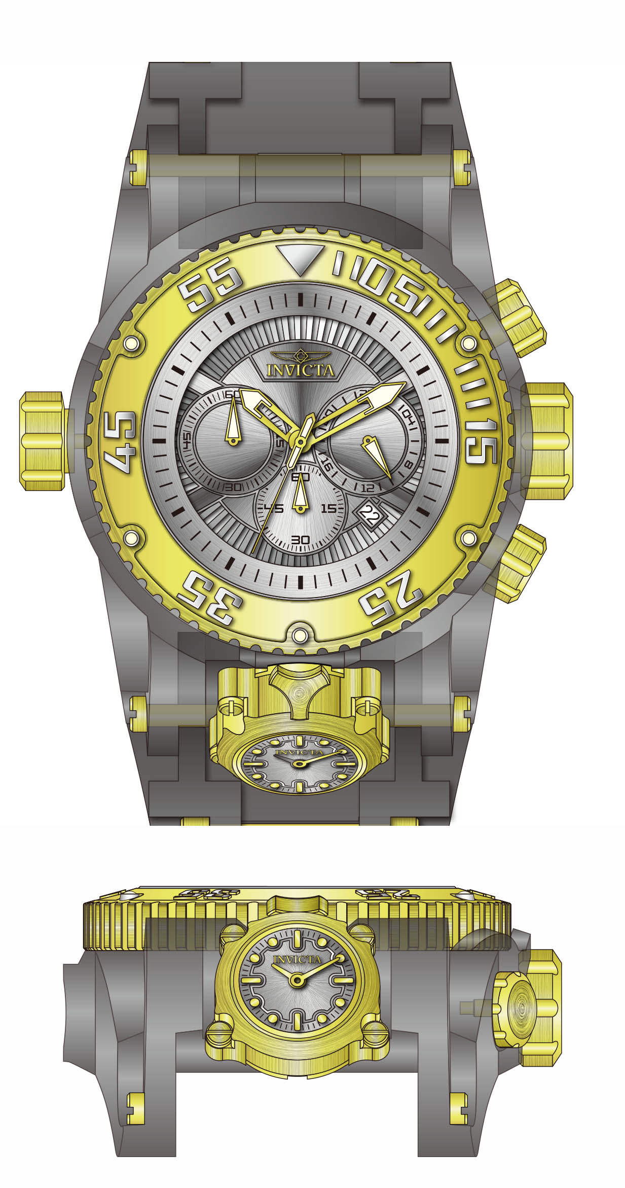 最大5万円OFFクーポン！ シャッターギミック INVICTA Bolt ZEUS MUGNUM