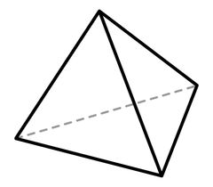 Fire as a Platonic Solid: Tetrahedron