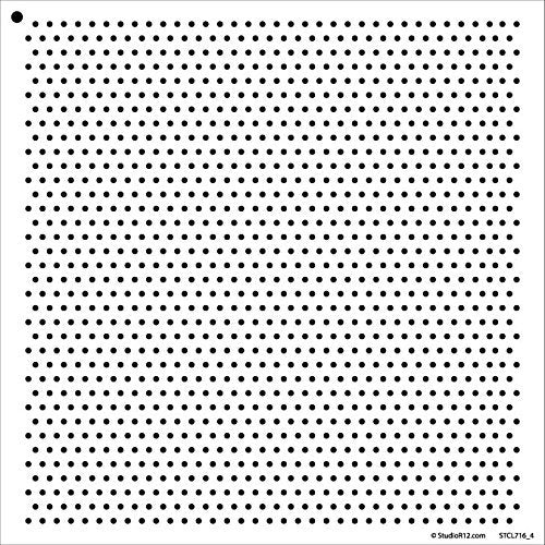 Precise one inch square grid Stencil for Art Journaling Tools Stencils ...