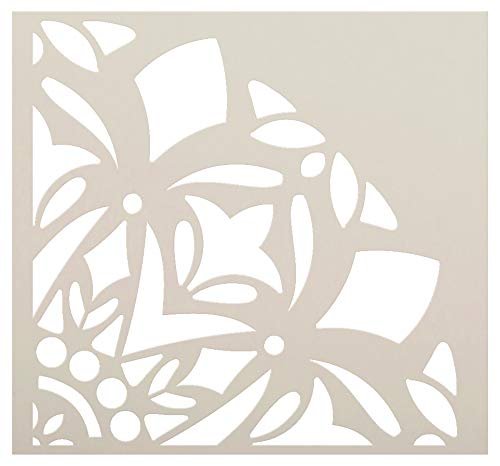 Mandala Stencil Design 4 on Reusable Mylar – Professional Artwork