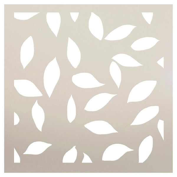 Swirly Leaves Plaque Leaf Stencil - 9 x 3 - STCL463 - by StudioR12 –  StudioR12 Stencils