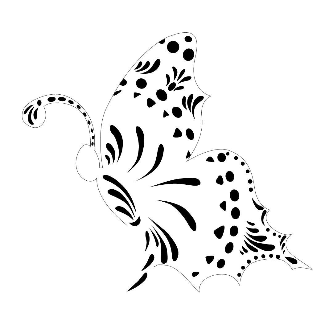 Summer Wishes Butterfly Stencil – StudioR12 Stencils