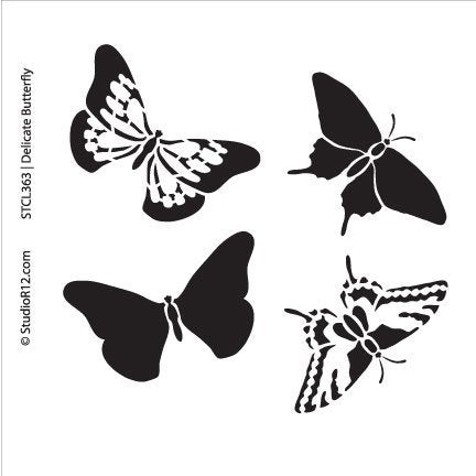 monarch butterfly stencils