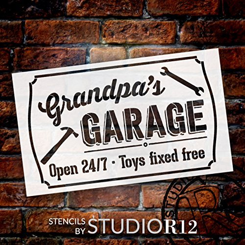 
                  
                Dad,
  			
                Garage,
  			
                Gramps,
  			
                Grandpa,
  			
                Man,
  			
                Man Cave,
  			
                Stencils,
  			
                Studio R 12,
  			
                StudioR12,
  			
                StudioR12 Stencil,
  			
                Template,
  			
                  
                  