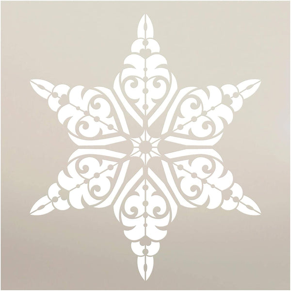 Snowflakes Stencil by StudioR12