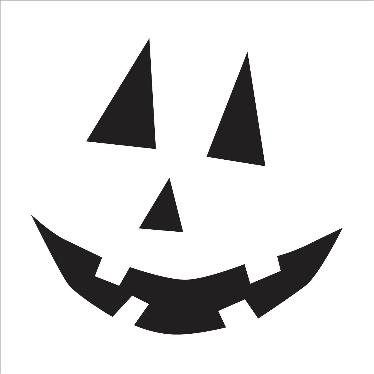 Traditional Jack-O-Lantern Stencil by StudioR12 | Craft & Paint DIY Ha ...