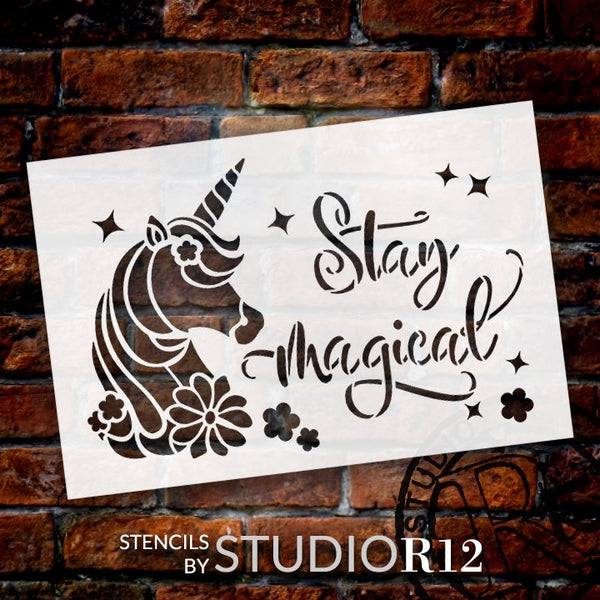 Twinkle Stars Stencil by StudioR12 Fun Elegant - Reusable Mylar