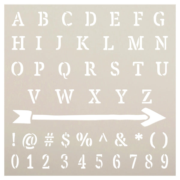 Buy Rufina Letter Stencil Set Reusable Letter Alphabet Stencils in